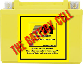 MBTX4U Motorcycle 12v QUADFLEX AGM BATTERY