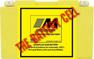 MB7U Motorcycle 12v QUADFLEX AGM BATTERY