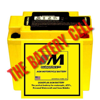 MB5.5U Motorcycle 12v QUADFLEX AGM BATTERY