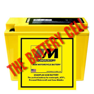 MB16AU Motorcycle 12v QUADFLEX AGM BATTERY