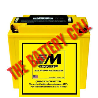 MB18U Motorcycle 12v QUADFLEX AGM BATTERY