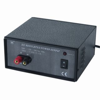 Power Supply, 13.8VDC 0 to 12 Amp Regulated (Fused)
