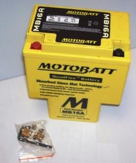 MB16A Motorcycle Battery Motobatt Quadflex Battery 12v