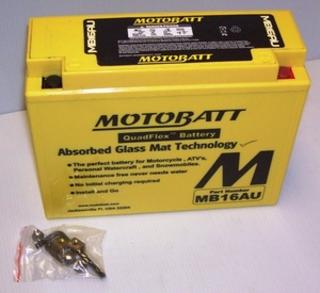 MB16AU Motorcycle Battery Motobatt Quadflex Battery