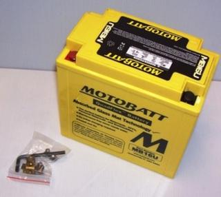 MB16U Motorcycle battery Motobatt Quadflex Battery 12v