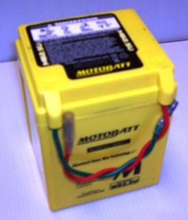 Motorcycle Battery MB2.5U Motobatt Quadflex Battery