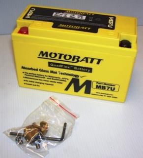 Motorcycle Battery MB7U Motobatt Quadflex Battery