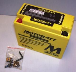 MBT12B4 Motorcycle Battery Motobatt Quadflex Battery