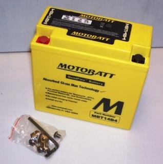 MBT14B4 Motorcycle Battery Motobatt Quadflex Battery