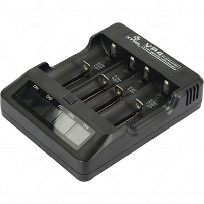 Lithium Ion & NiMH Battery Charger XTAR x4 channel