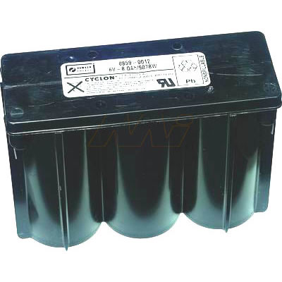 6V Monobloc Sealed Lead Tin Cyclon Monobloc 8000mAh, Hawker, 0859-0012