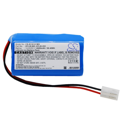 ECG-1200 Biocare Battery 14.8v LiIon Medical Battery