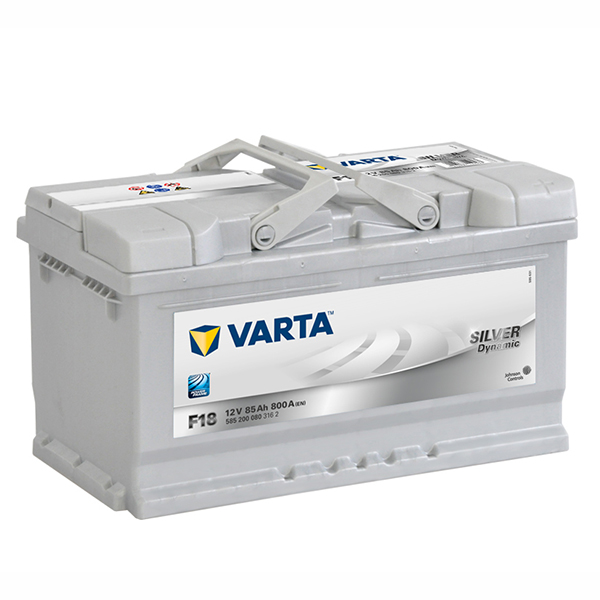 VARTA German Made 12v Car battery F18, 585 200 080, DIN77/75