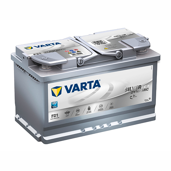 F21 VARTA AGM SILVER 12V Car battery