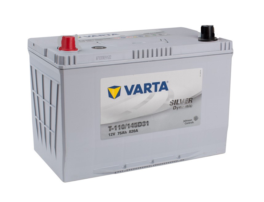 VARTA EFB 12v Car battery EV, SS, HP and Cycle, T110REFB, 145D31, N70ZZ
