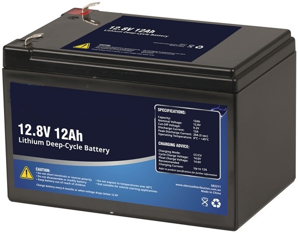 Lithium Battery 12.8v 12a LiFePO4 Sealed