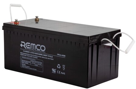 12V 200ah BATTERY SLA, VRLA, AGM sealed REMCO