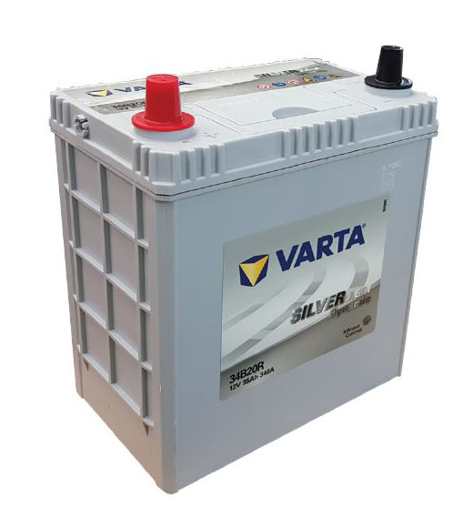 VARTA AGM/SILVER 12V Car battery 34B20R (Cycling and/or starting)
