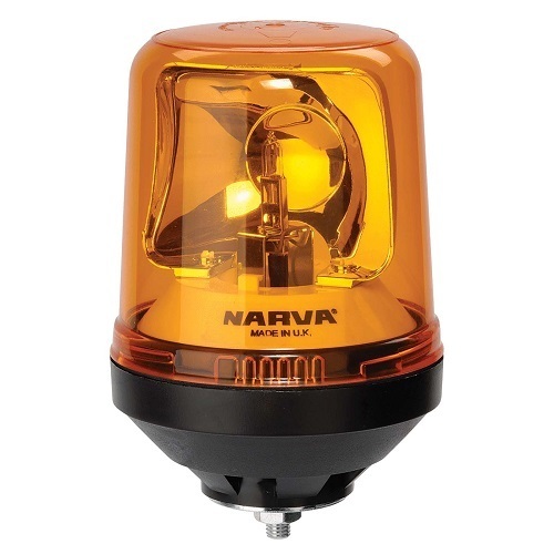 Optimax Rotating Beacon (Amber) Single Bolt Mount 12/24 Volt (free delivery)