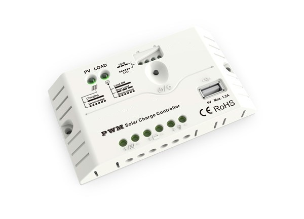 12/24V 10A Solar Controller with USB