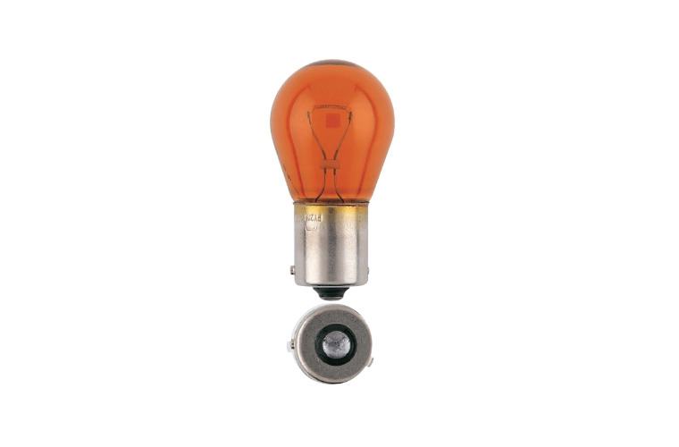 12V 21W AMBER PY21W BAU15S INCANDESCENT GLOBES -Box of 10