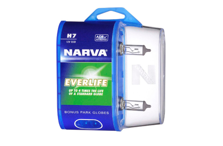 H7 12V 55W EVERLIFE HALOGEN HEADLIGHT GLOBES -TWIN PACK (FREE DELIVERY)