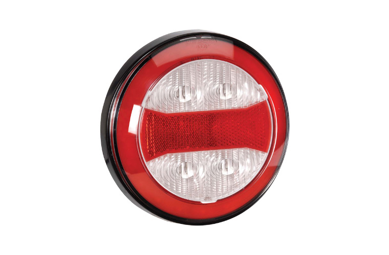 9-33 VOLT MODEL 43 LED REAR STOP AND DIRECTION INDICATOR LAMP WITH RED LED TAIL RING