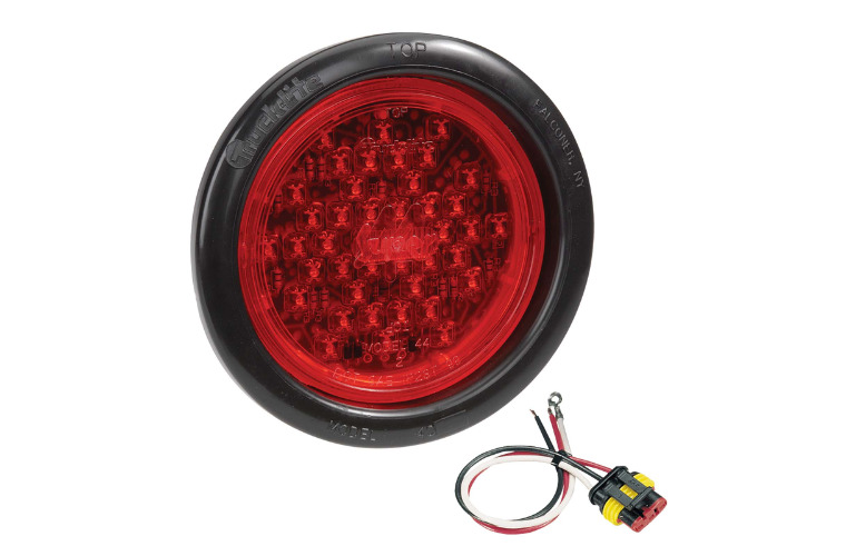 12 VOLT MODEL 44 LED REAR STOP-TAIL LAMP -RED (FREE DELIVERY)
