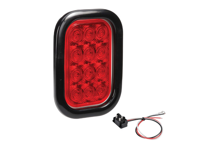 9-33 VOLT MODEL 45 LED REAR STOP-TAIL LAMP KIT -RED (FREE DELIVERY)