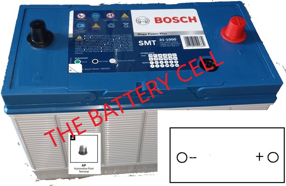 31-1000 MF BOSCH 1000CCA Comm -Auto - 4X4 Battery