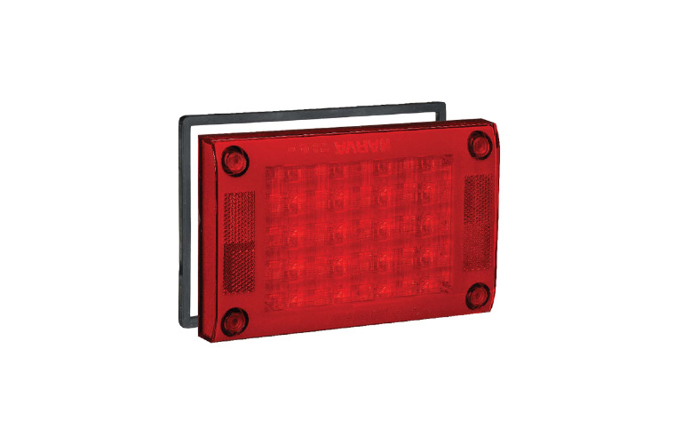 9-33 VOLT MODEL 48 LED REAR STOP-TAIL LAMP -RED (FREE DELIVERY)