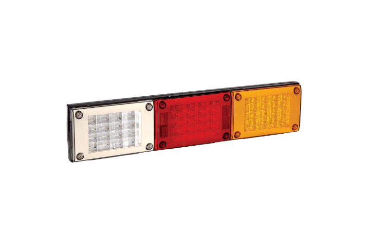 9-33 VOLT MODEL 48 LED REVERSE STOP-TAIL AND REAR DIRECTION INDICATOR LAMP HORIZONTAL MOUNTING