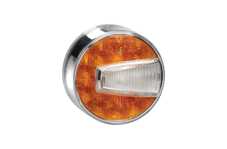 12V LED FRONT DIRECTION INDICATOR AND FRONT POSITION LAMP AMBER/WHITE left-hand (FREE DELIVERY)