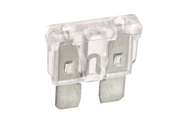 25 AMP WHITE STANDARD ATS BLADE FUSE (Blister pack of 5)