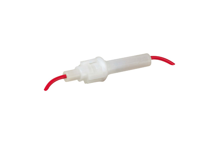 IN-LINE GLASS FUSE HOLDER WITH 10 AMP FUSE