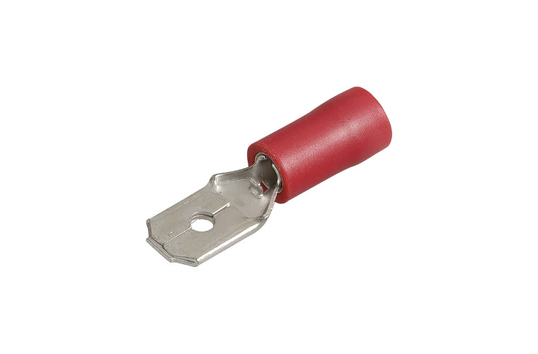 MALE BLADE TERMINAL RED 6.3mm