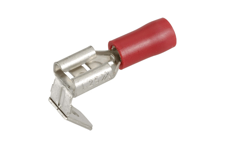 6.3 X 0.8MM MALE/ FEMALE CONNECTOR RED