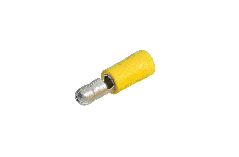 5.0MM MALE BULLET TERMINAL YELLOW