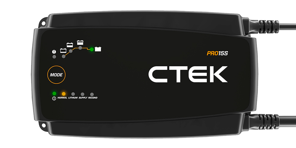 CTEK PRO 15S 12V 15A Smart Charger -does Lithium