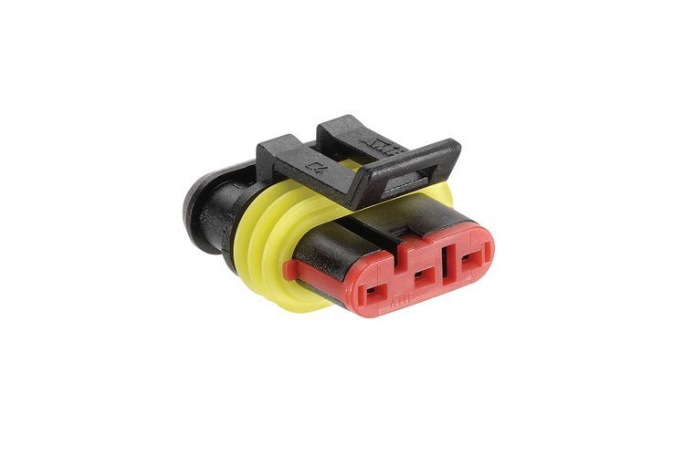 3 WAY MALE AMP SUPER SEAL CONNECTOR HOUSING (10 pack)