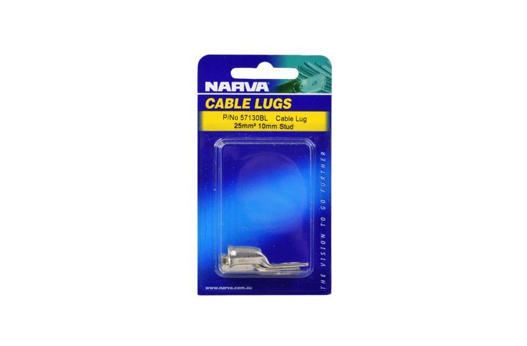 25MM2 10MM STUD FLARED ENTRY CABLE LUG (2 Pack)