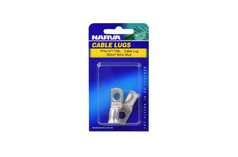 35MM2 8MM STUD FLARED ENTRY CABLE LUG (2 Pack)