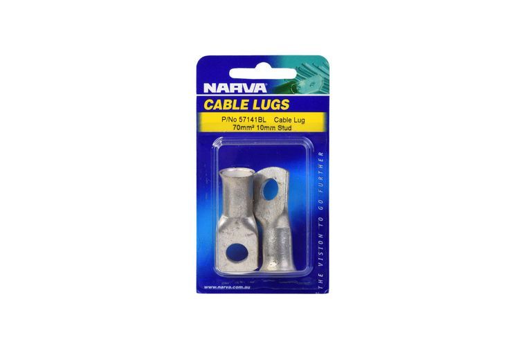 70MM2 10MM STUD FLARED ENTRY CABLE LUG (2 Pack)