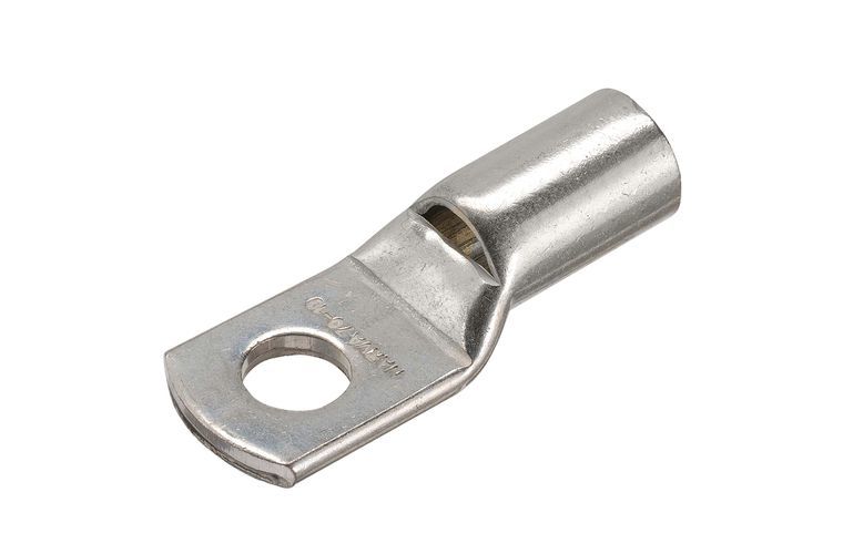 70MM2, 8MM STUD STRAIGHT BARREL CABLE LUG (Pack of 10)