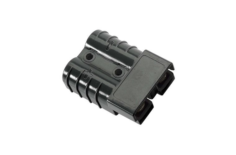 HEAVY-DUTY 50 AMP CONNECTOR HOUSING BLACK -COPPER