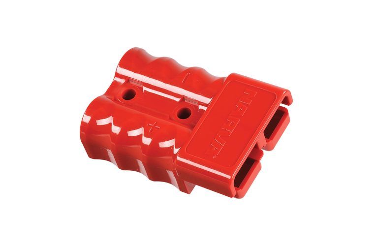 HEAVY-DUTY 175 AMP CONNECTOR HOUSING RED -COPPER
