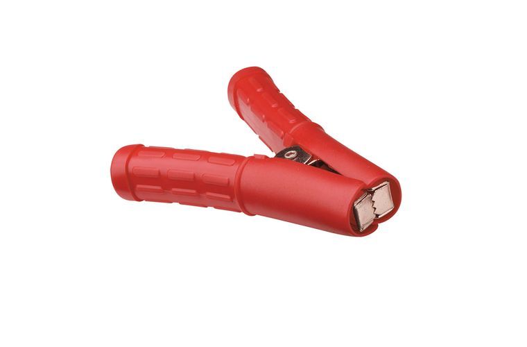 FULLY INSULATED RED BATTERY CLAMP - 500A RED