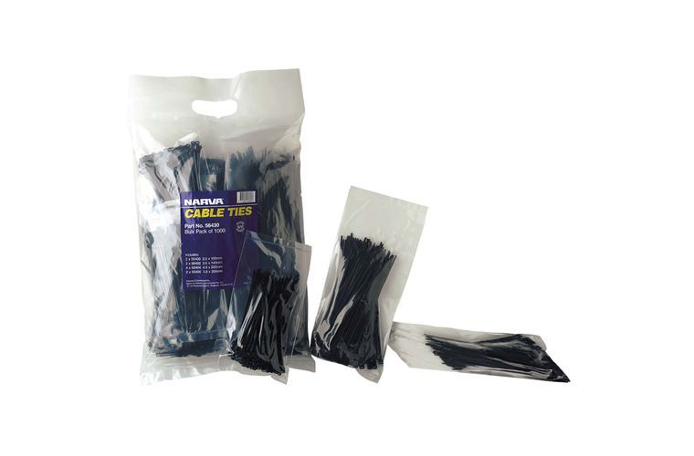 CABLE TIE BULK ASSORTED (1000 pack)