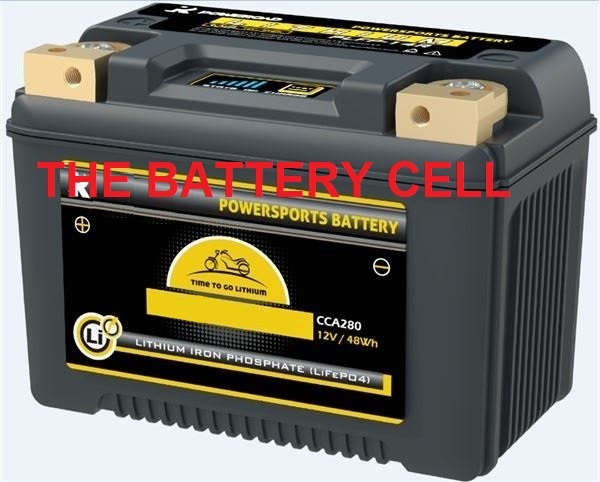 PLFP-14R Poweroad Lithium Powersports 12V 280CCA battery
