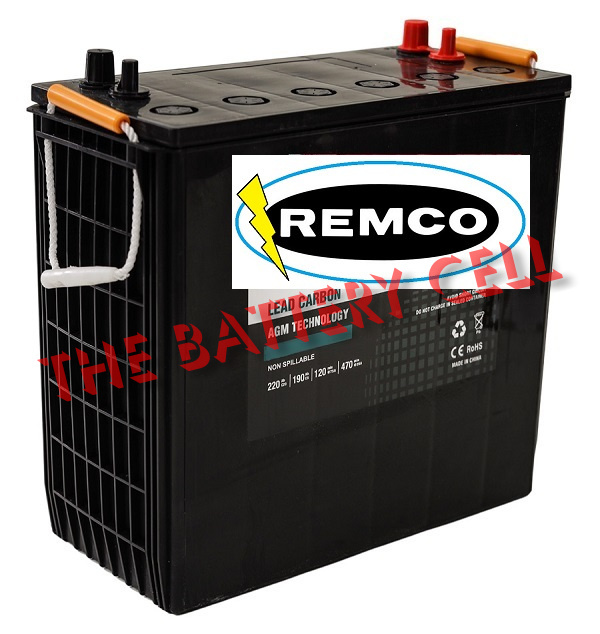 12V 185Ah Lead Carbon AGM REMCO Deep Cycle Battery